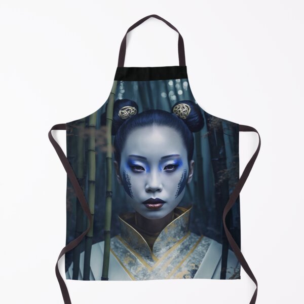 Item preview, Blue Bamboo Geisha designed and sold by BartHugoKnight.