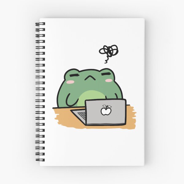 Item preview, froggie working designed and sold by ArriArts.