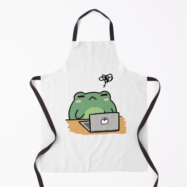 Item preview, froggie working designed and sold by ArriArts.