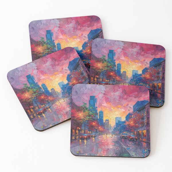 Item preview, Brushstroke City designed and sold by MNSY.