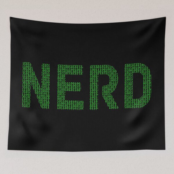 Item preview, Nerd Word in Green Binary designed and sold by MarkUK97.