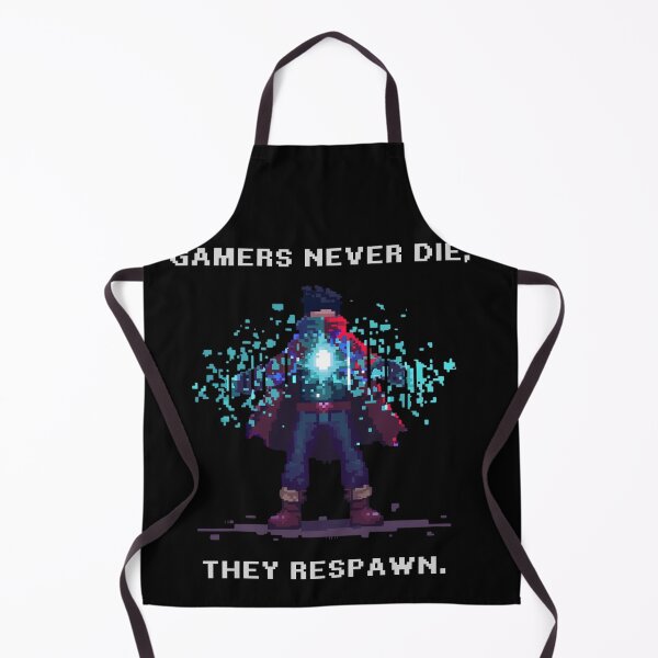 Item preview, gamers never die they respawn designed and sold by FluxDesigner.