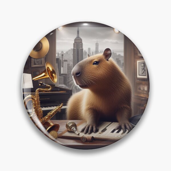 Item preview, Capybara Jazz Musician6 designed and sold by Capybara Art Lover.