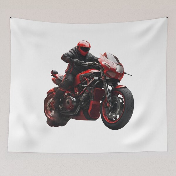Item preview, Elegant red and black motorcycle designed and sold by Veremis.