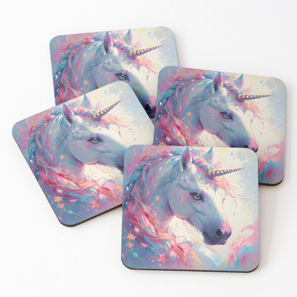 Item preview, Unicorn Fantasy Horse Animal Art designed and sold by druidwolfart.