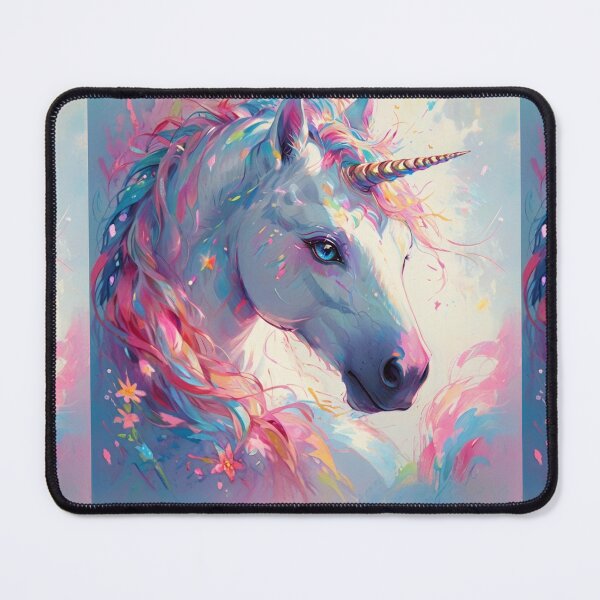 Artikelvorschau, Einhorn-Fantasie-Pferd-Tier-Kunst entworfen und verkauft von druidwolfart.