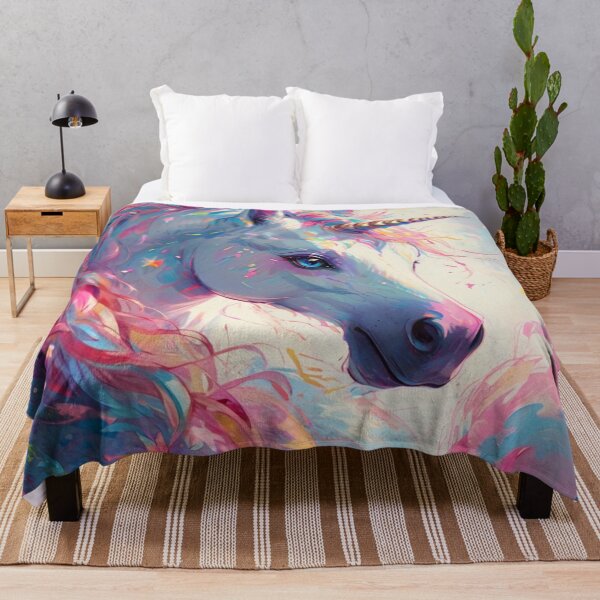 Item preview, Unicorn Fantasy Horse Animal Art designed and sold by druidwolfart.