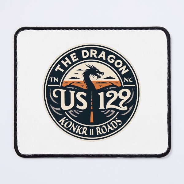 Item preview, Konkr Roads US129 The Dragon Road Art designed and sold by KonkrRoads.