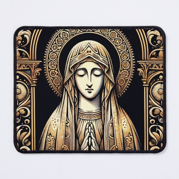 Item preview, Our Lady Of Lourdes Saint Mary Powerful Symbol Mother Mary designed and sold by Chmielayka.