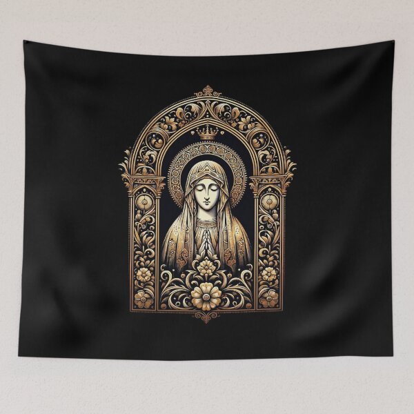 Item preview, Our Lady Of Lourdes Saint Mary Powerful Symbol Mother Mary designed and sold by Chmielayka.