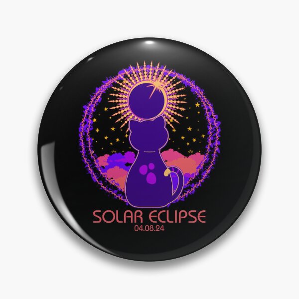 Item preview, Total Solar Eclipse Cat  designed and sold by WoodburyLake.