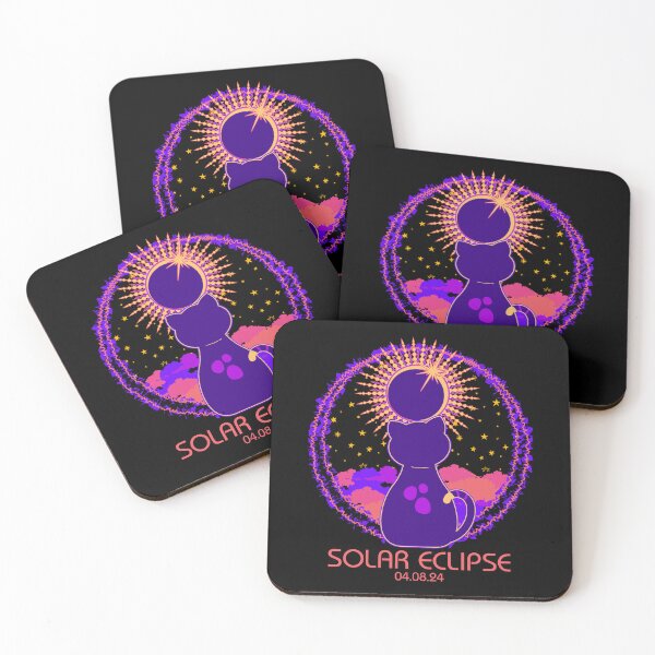 Item preview, Total Solar Eclipse Cat  designed and sold by WoodburyLake.