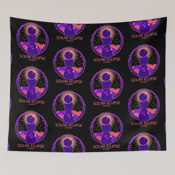 Item preview, Total Solar Eclipse Cat  designed and sold by WoodburyLake.