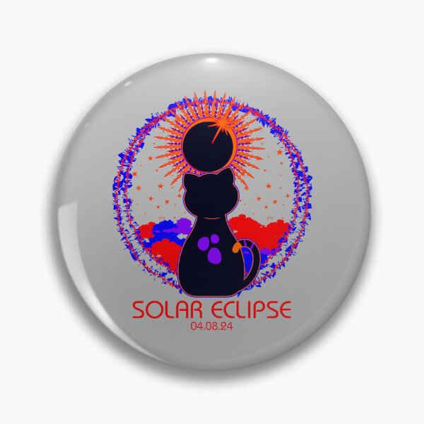 Item preview, Total Solar Eclipse Cat  designed and sold by WoodburyLake.