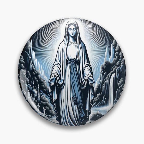 Item preview, Our Lady Of Lourdes Saint Mary Powerful Symbol Mother Mary designed and sold by Chmielayka.