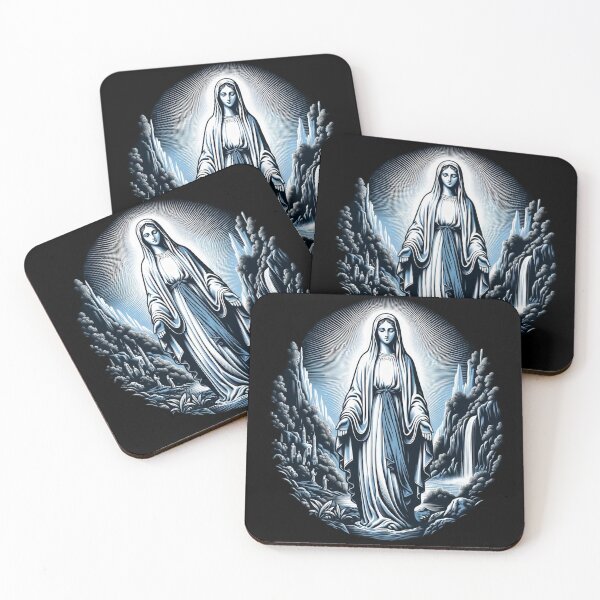 Item preview, Our Lady Of Lourdes Saint Mary Powerful Symbol Mother Mary designed and sold by Chmielayka.