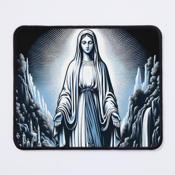 Item preview, Our Lady Of Lourdes Saint Mary Powerful Symbol Mother Mary designed and sold by Chmielayka.