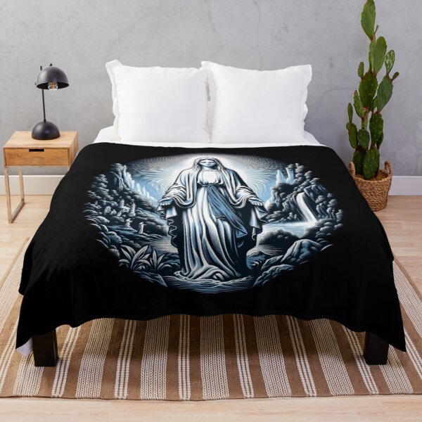 Item preview, Our Lady Of Lourdes Saint Mary Powerful Symbol Mother Mary designed and sold by Chmielayka.