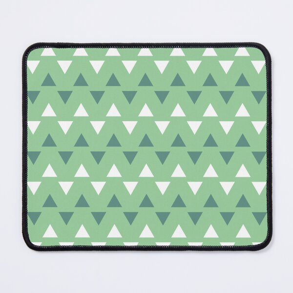 Item preview, Lime Emerald Green White Triangle Spring Background Design Pattern designed and sold by Sarcastic Narwhal.