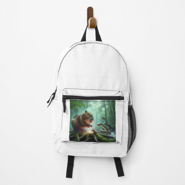 Item preview, Capy Mom Protects Baby from Snakes and Alligators2 designed and sold by Capybara Art Lover.