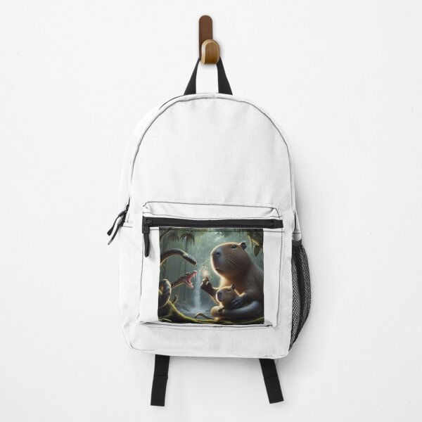 Item preview, Capy Mom Protects Baby from Snakes and Alligators3 designed and sold by Capybara Art Lover.