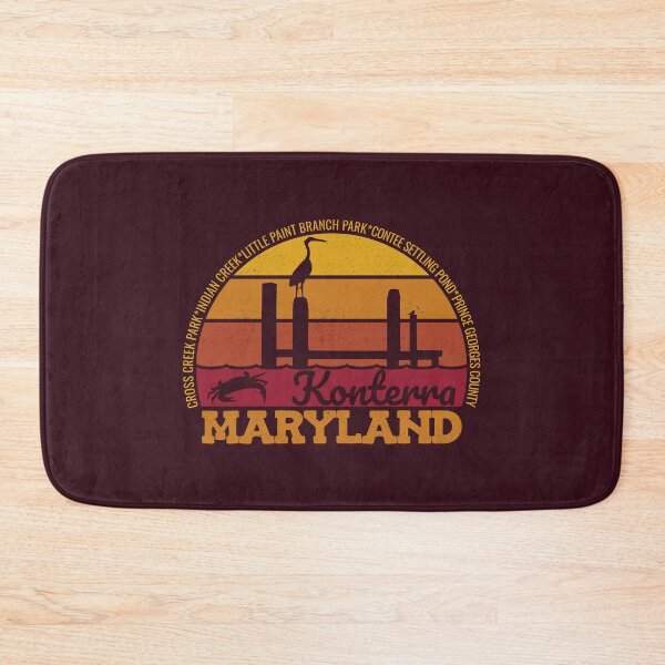 Item preview, Konterra Maryland Sunset Retro Vintage Local Pride Logo designed and sold by CRHPOD20.