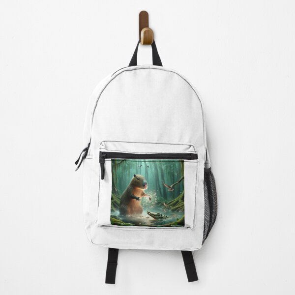 Item preview, Capy Mom Protects Baby from Snakes and Alligators4 designed and sold by Capybara Art Lover.