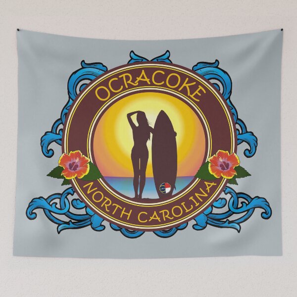 Item preview, Ocracoke Island surfer girl designed and sold by studioss76.