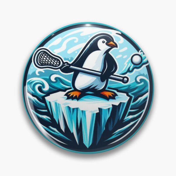 Item preview, Lacrosse Penguin  designed and sold by SportsMomsRock.