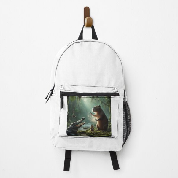 Item preview, Capy Mom Protects Baby from Snakes and Alligators5 designed and sold by Capybara Art Lover.