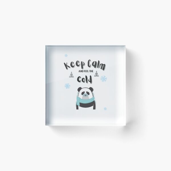 Item preview, Keep calm and feel the cold enlightened bear designed and sold by njokindegwa.