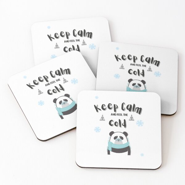 Item preview, Keep calm and feel the cold enlightened bear designed and sold by njokindegwa.