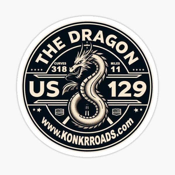 Item preview, Konkr Roads US129 The Dragon Deals Gap  designed and sold by KonkrRoads.
