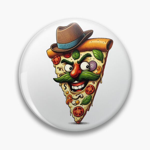Item preview, character pizza with Vegetables designed and sold by nada-art.