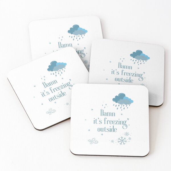 Item preview, Damn it's freezing outside designed and sold by njokindegwa.