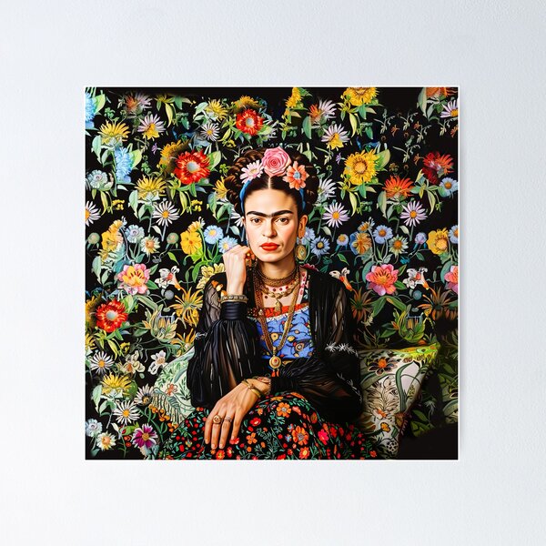 Item preview, Frida Kahlo Flowers designed and sold by TeeARTHY.
