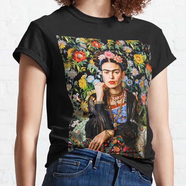 Aperçu de l'œuvre Fleurs de Frida Kahlo créée et vendue par TeeARTHY.