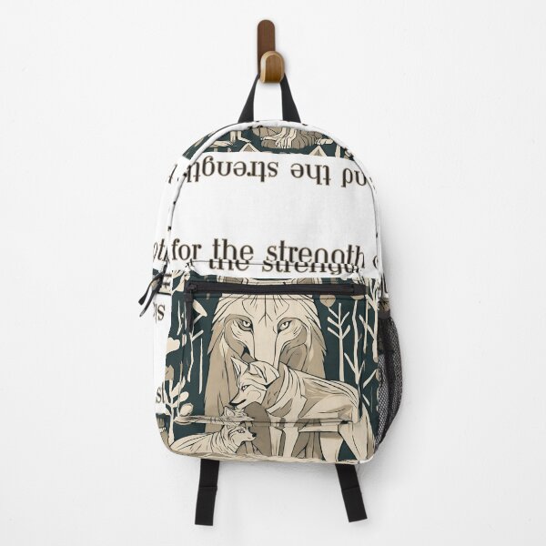 Item preview, Strength of the Wolf jungle book quote kipling designed and sold by TheWriteHand.