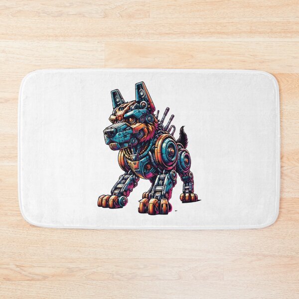 Item preview, Steampunk Cyber Pup: A Futuristic Twist for Redbubble designed and sold by Barbaventuras.