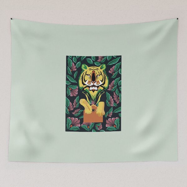 Item preview, Tiger protecting nature designed and sold by saziadesign.