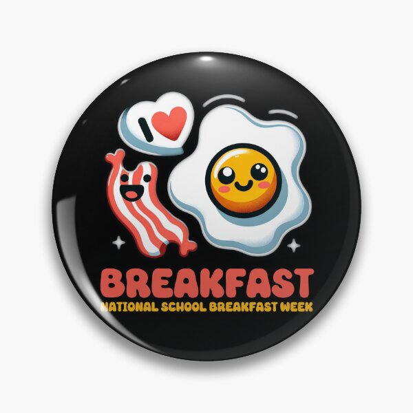 Item preview, National School Breakfast Week I Love Breakfast Eating Lover designed and sold by Chmielayka.