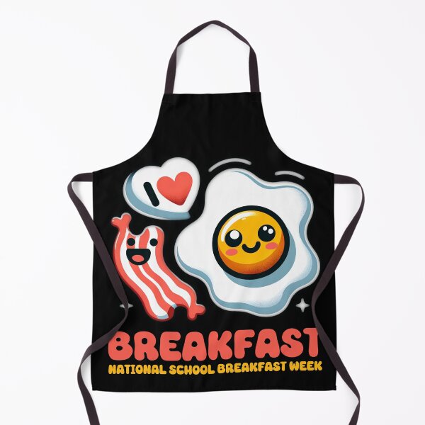 Item preview, National School Breakfast Week I Love Breakfast Eating Lover designed and sold by Chmielayka.