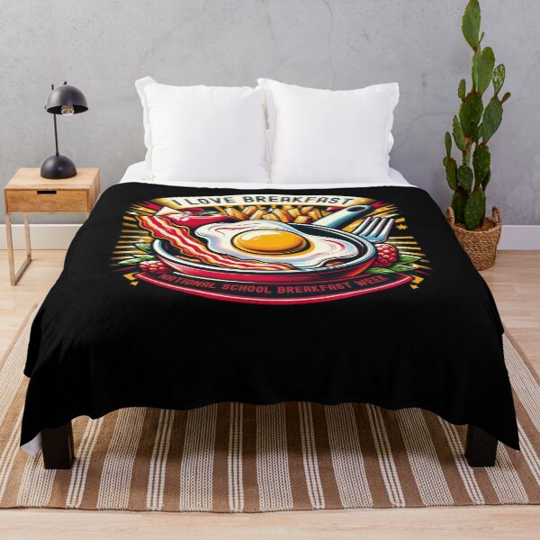 Item preview, National School Breakfast Week I Love Breakfast Eating Lover designed and sold by Chmielayka.
