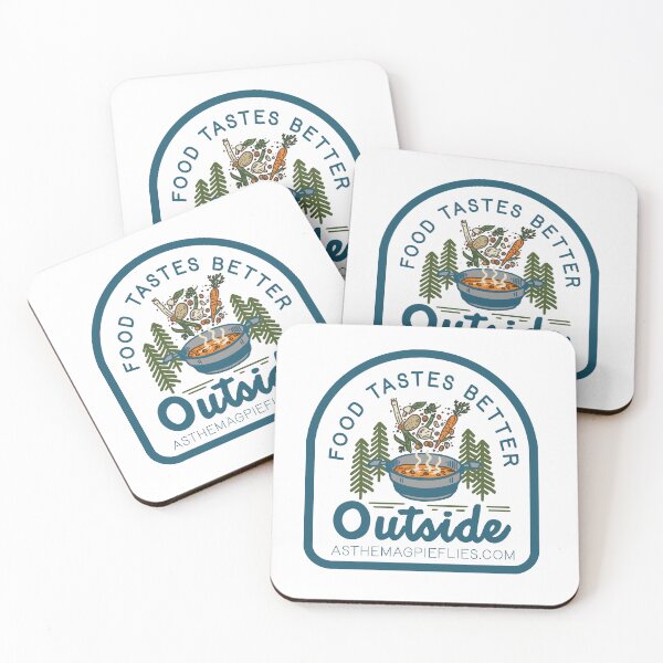 Item preview, Food Tastes Better Outside designed and sold by Amanda Zito.