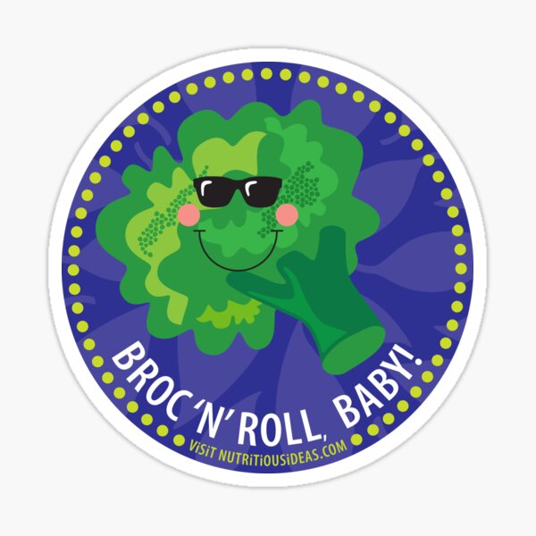 BROC 'N' ROLL, BABY! Sticker