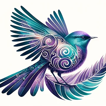 Artwork thumbnail, Title: Lavender Flight by Sienna Hamilton-Katene