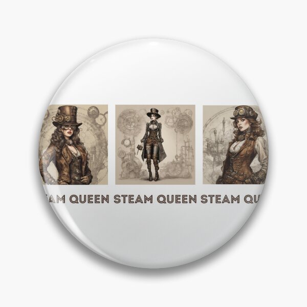 Item preview, Steampunk queens in sepia tones designed and sold by TorraCreative.