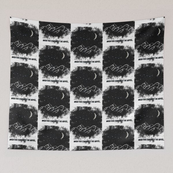 Item preview, When you stare into the abyss in winter designed and sold by njokindegwa.