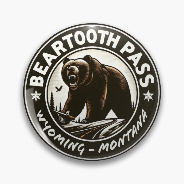 Item preview, Konkr Roads Beartooth Pass Road Montana Wyoming designed and sold by KonkrRoads.