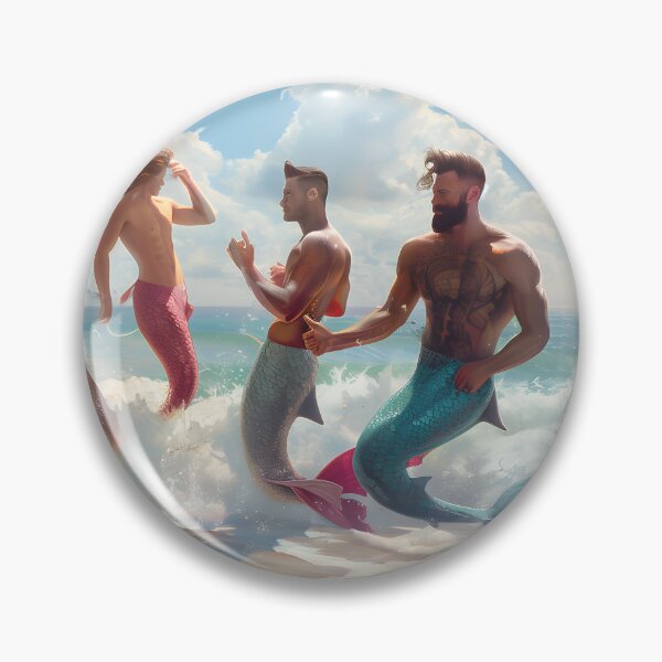 Item preview, Ocean Side Merman Beach Party designed and sold by WesScottsWhimsy.